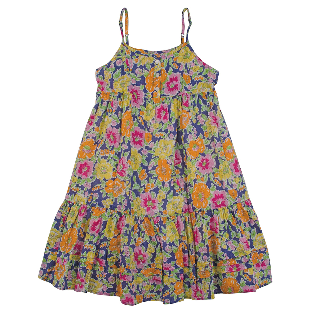 Ralph Lauren Girls Childrenswear 7-20 Batiste Floral Dress -NM-14